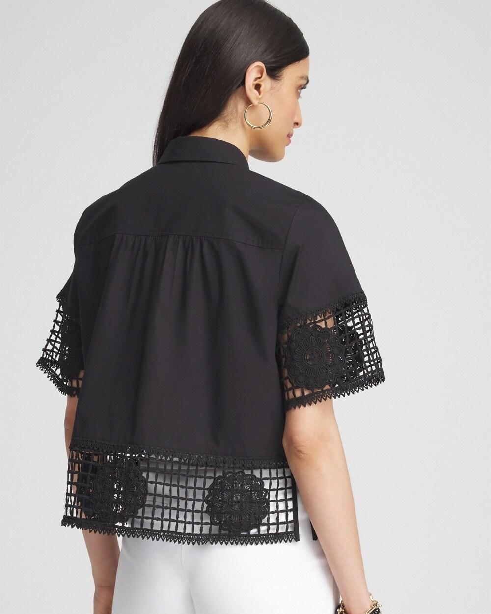 Pintuck Detail Swirl Print Top Product Image