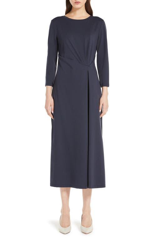 Womens Gessy Gathered Long-Sleeve Midi-Dress Product Image