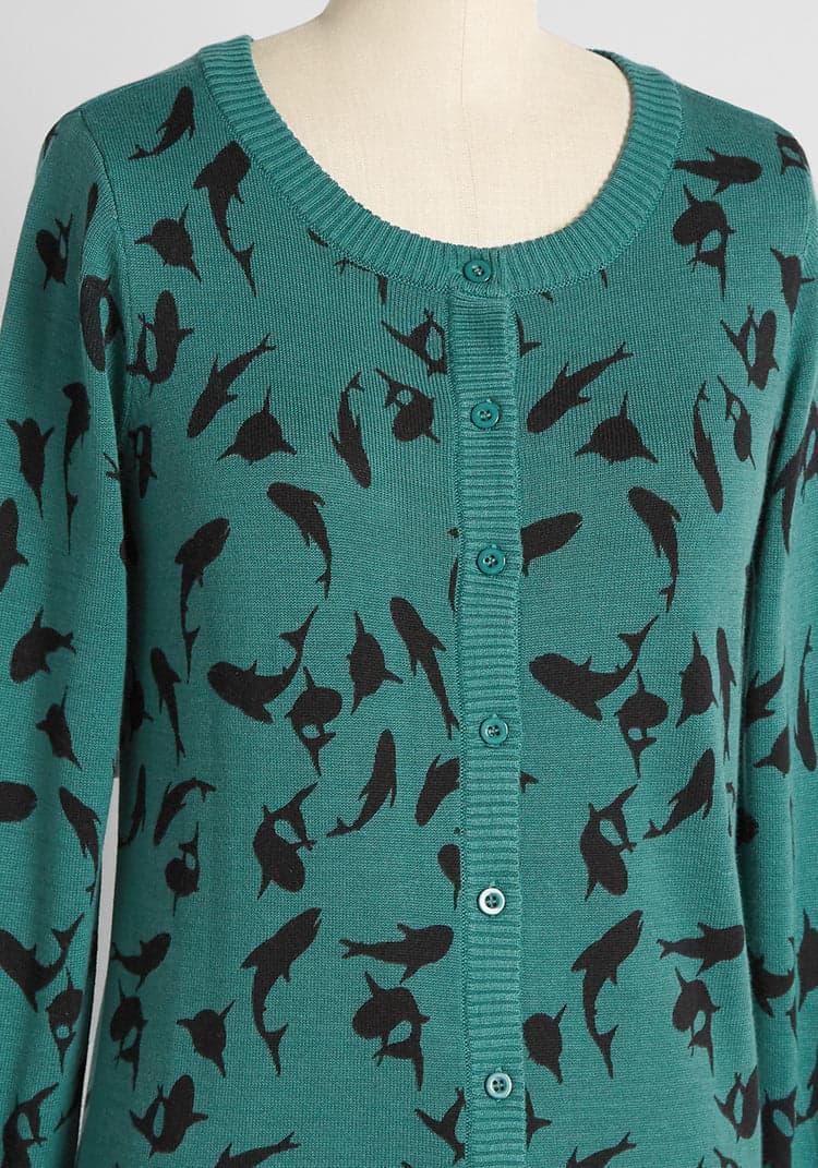 I'm Being Totally Sharkastic Cardigan Product Image
