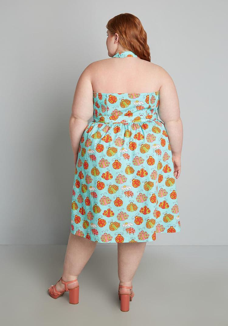 ModCloth x Marisol Muro Aligned With Destiny Fit And Flare Dress Product Image