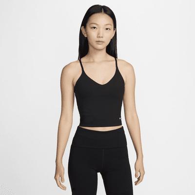 Women's Nike Indy Light Support Padded Sports Bra Tank Top, Size: Large, Black Product Image
