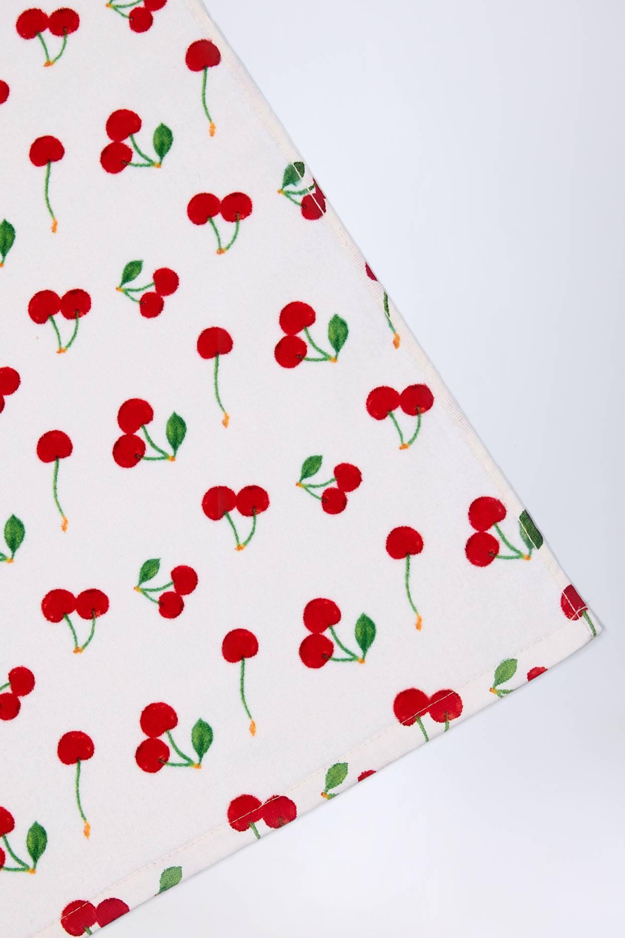 Logo Beach Towel in Cherry Print Product Image