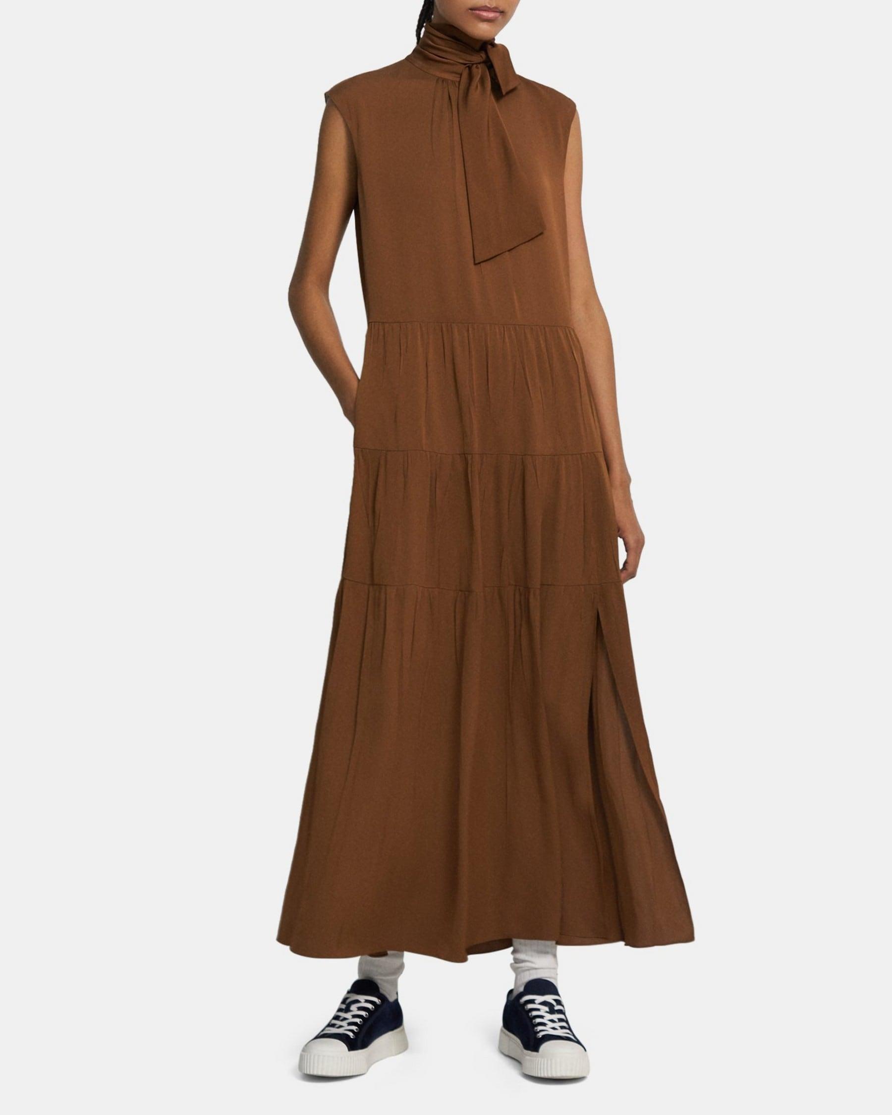 Tiered Georgette Dress Product Image