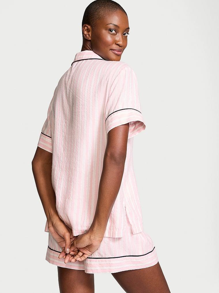 Flannel Popover Long Pajama Set Product Image