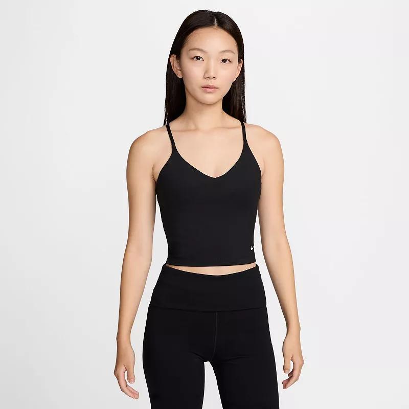 Women's Nike Indy Light Support Padded Sports Bra Tank Top, Size: Large, Black Product Image