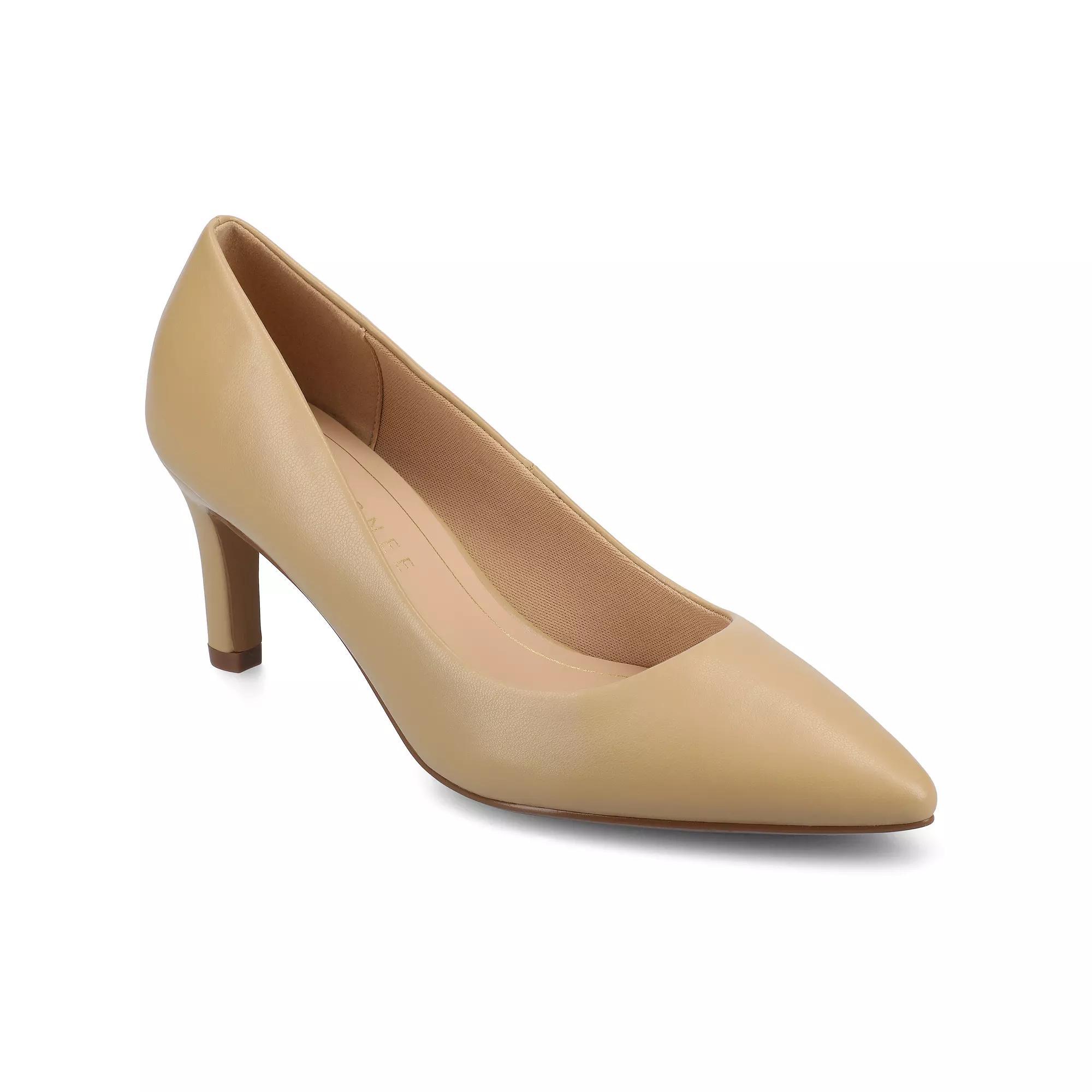 Journee Scylee Slip-On Stiletto Pointed-Toe High Heel Shoes, Womens Product Image