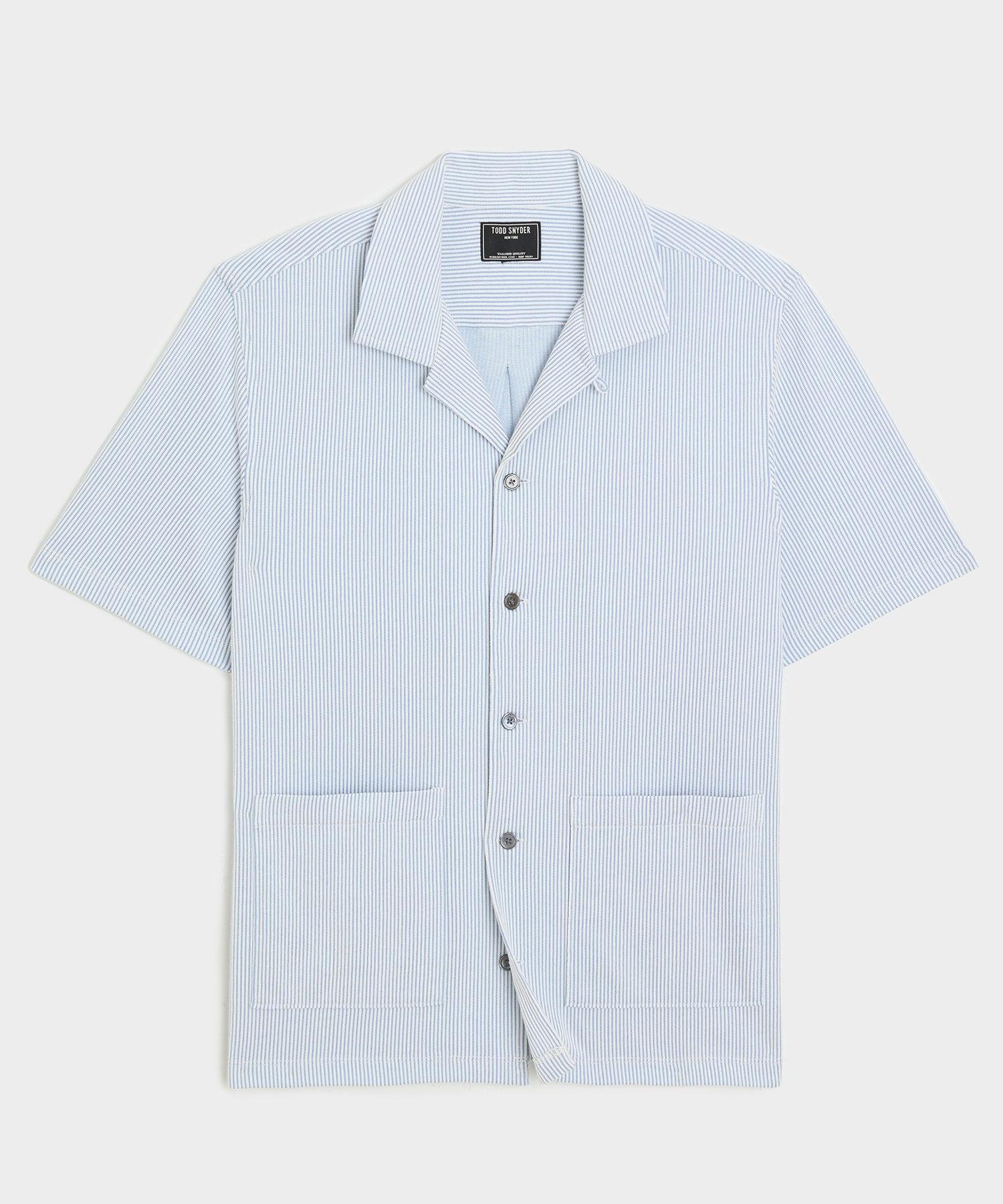 Seersucker Guayabera Shirt Product Image