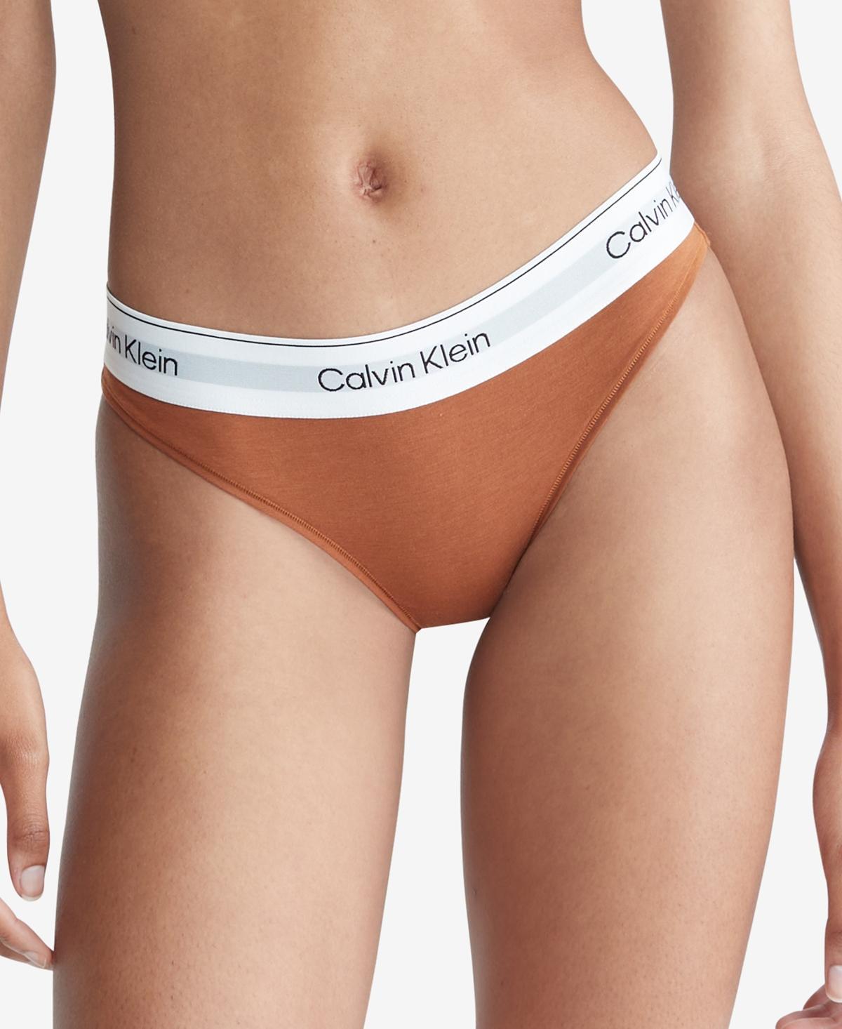 Calvin Klein Women's Icon Cotton Modal Bikini - White - XL Product Image