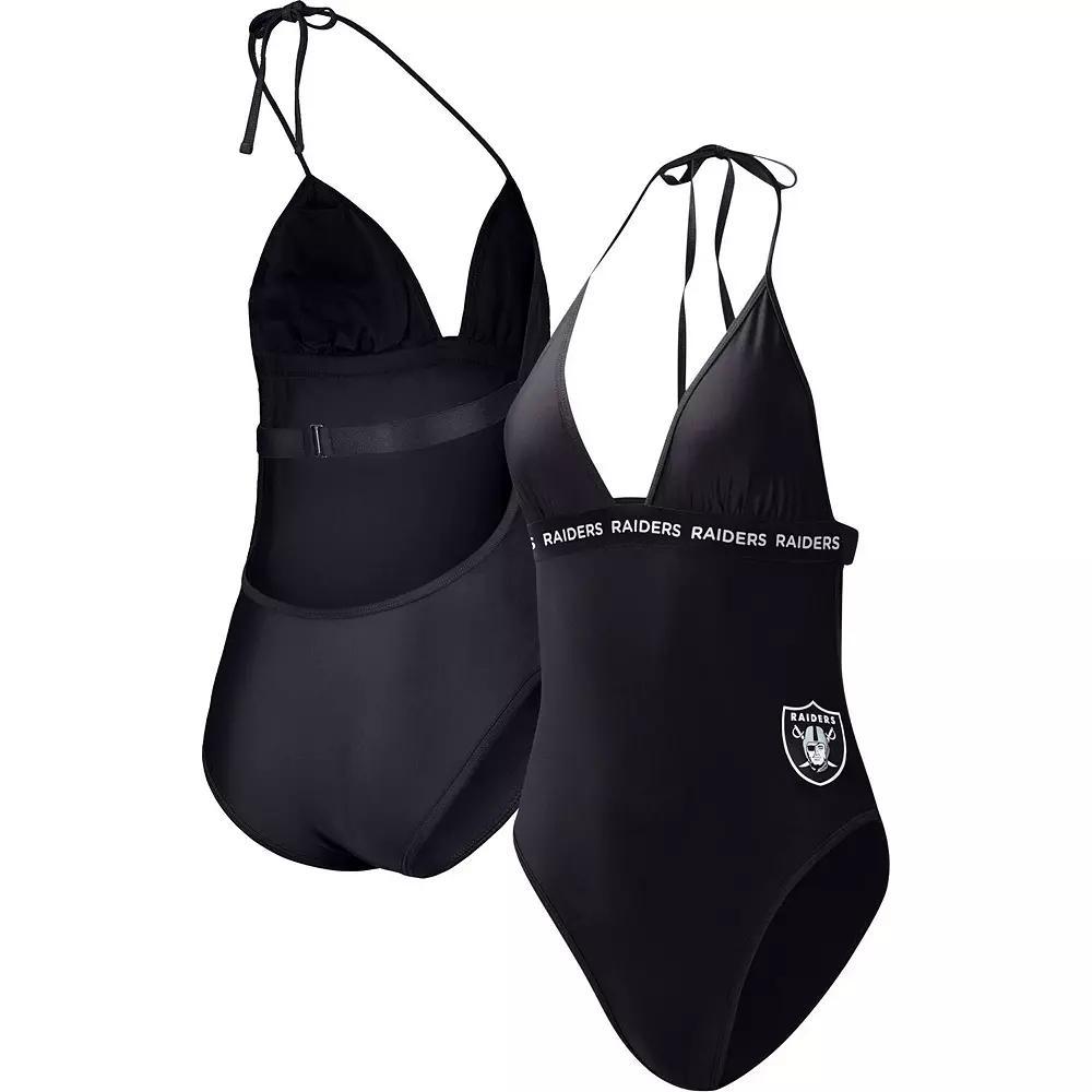 Women's G-III 4Her by Carl Banks Royal Chicago Cubs Full Count One-Piece Swimsuit, Size: Medium, Blue Product Image