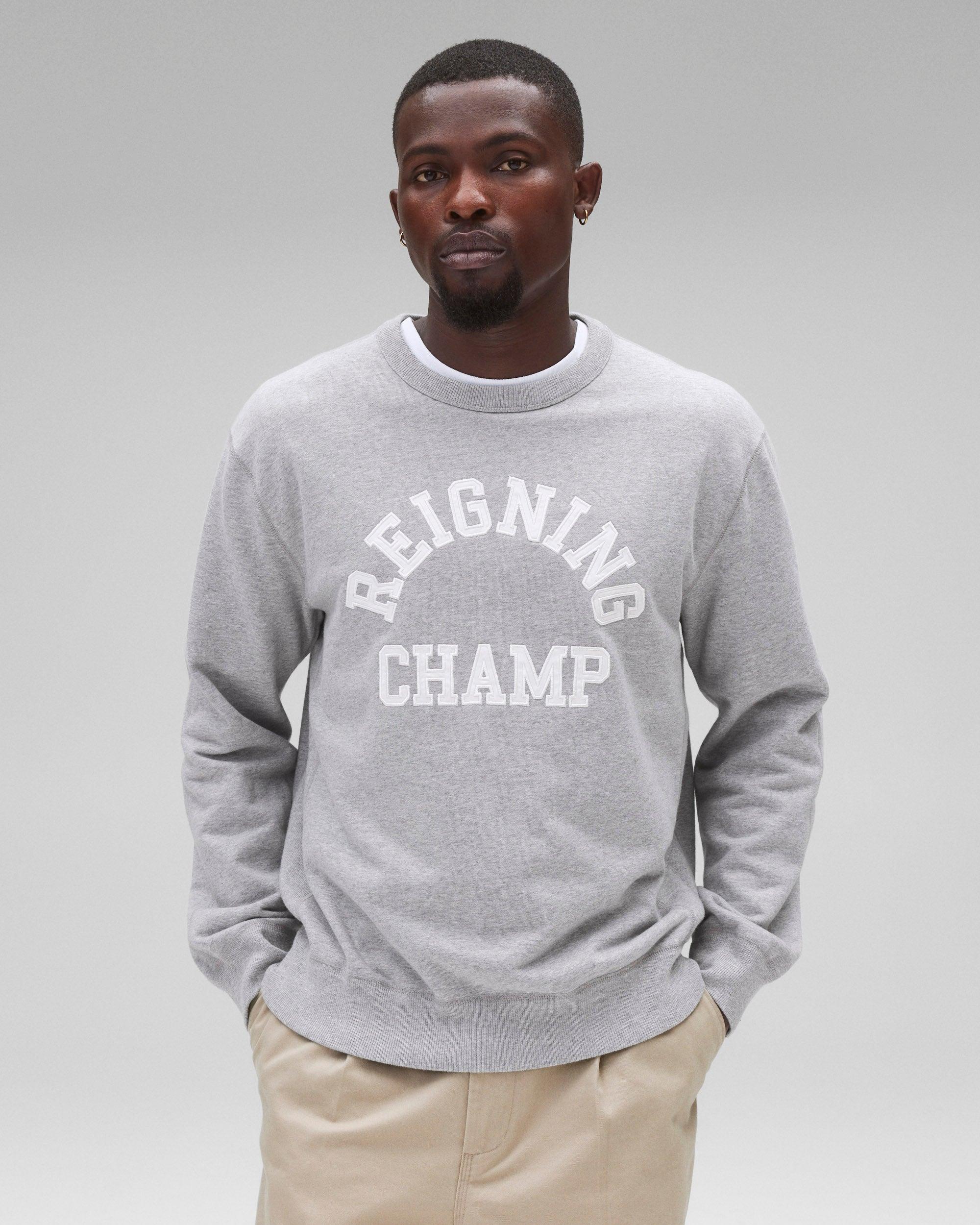 Midweight Terry Arch Logo Standard Crewneck Male Product Image