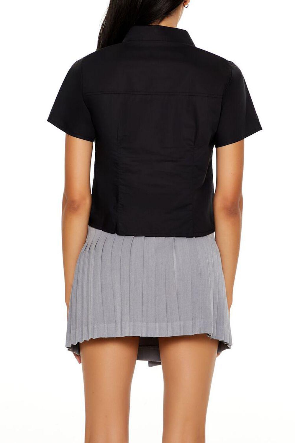 Cropped Poplin Shirt | Forever 21 Product Image