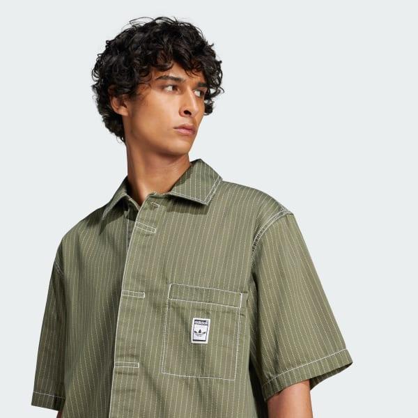 adidas Wabash Shirt Beige XS Mens Product Image
