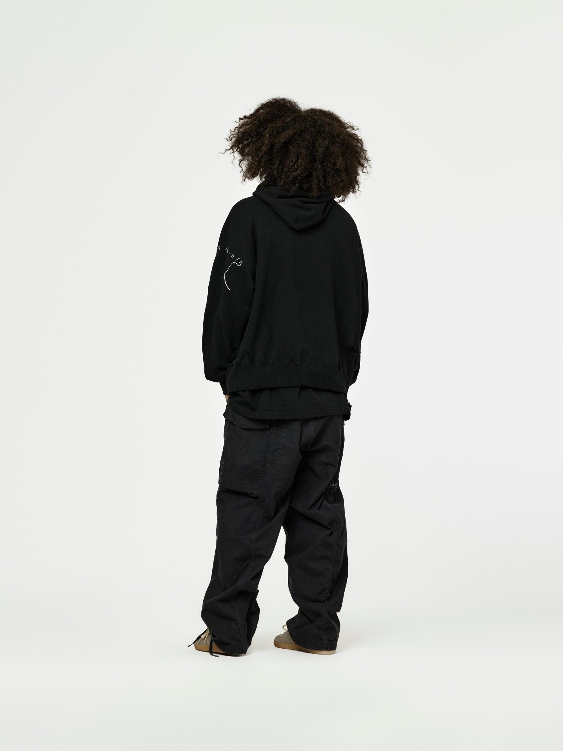 Union Looping Damage Hoody (Black) Product Image