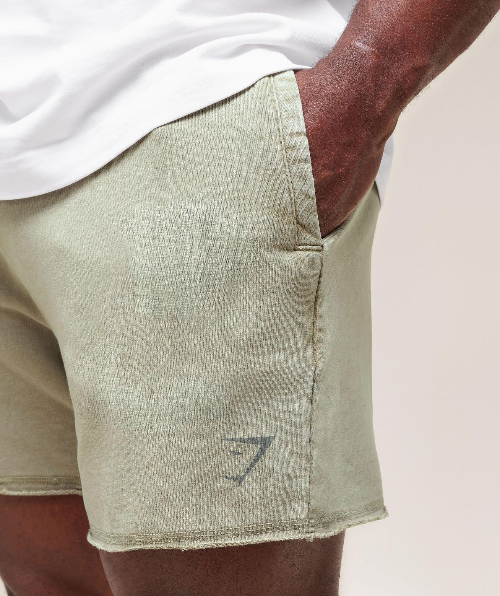 Gymshark Heritage 5" Shorts - Stone Grey Male Product Image