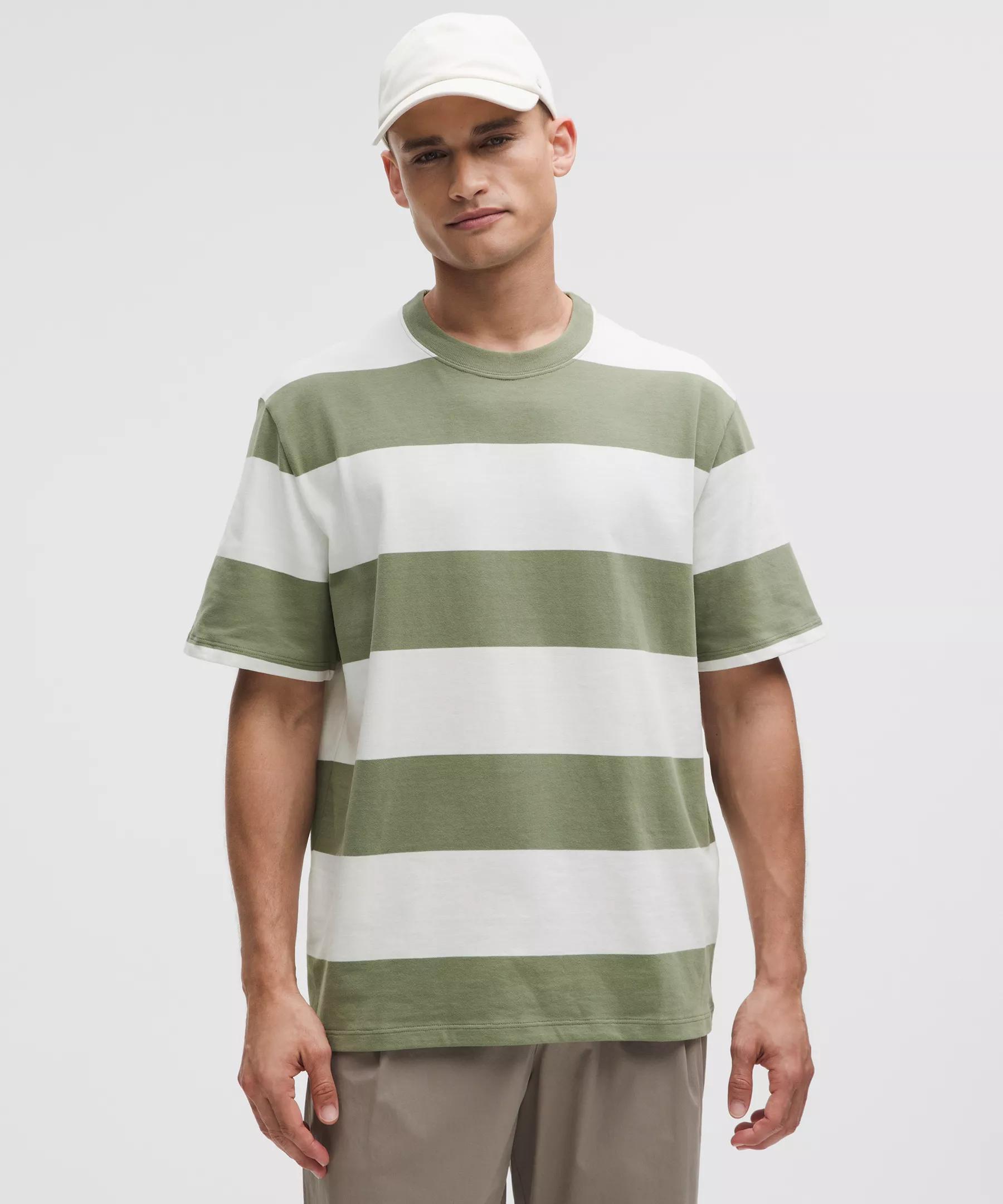 Heavyweight Cotton Jersey T-Shirt *Stripe Product Image