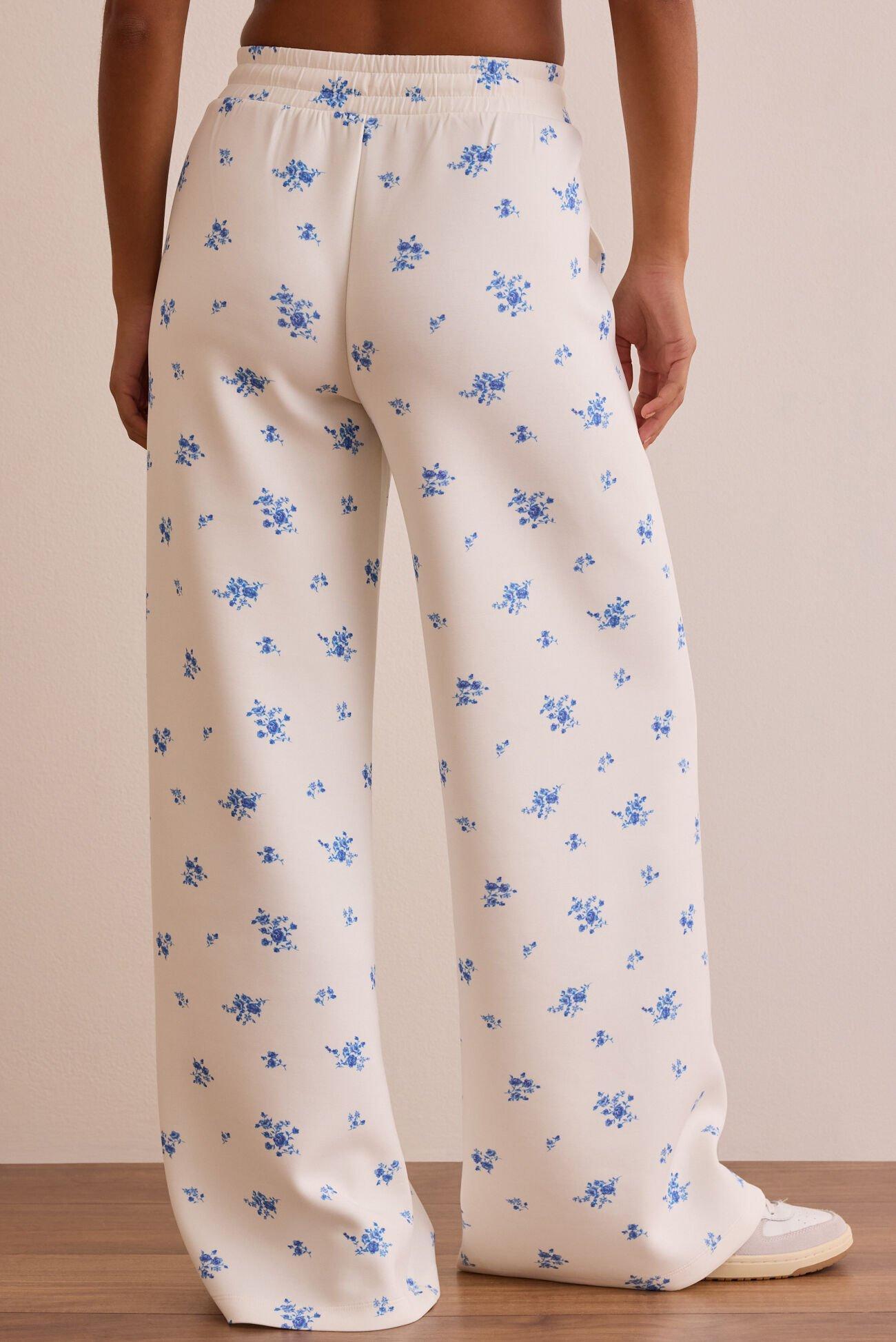 Floral Supersoft Wide Leg Sweatpants Product Image