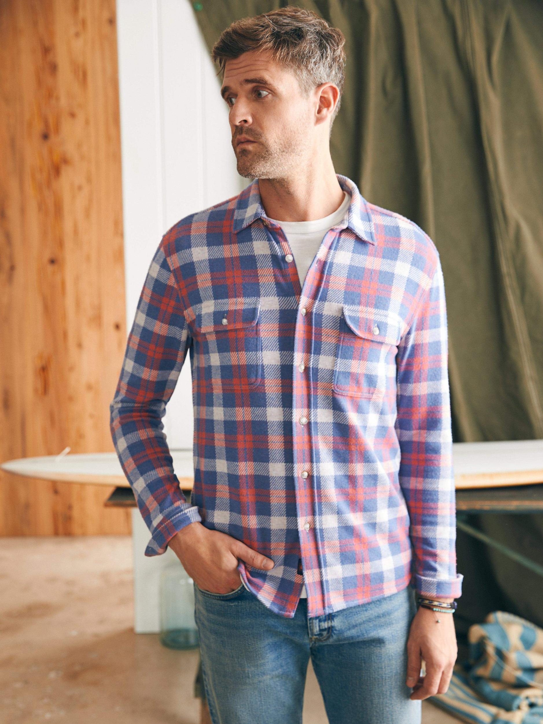 Legend™ Sweater Shirt (Tall) - Viewpoint Rose Plaid Product Image