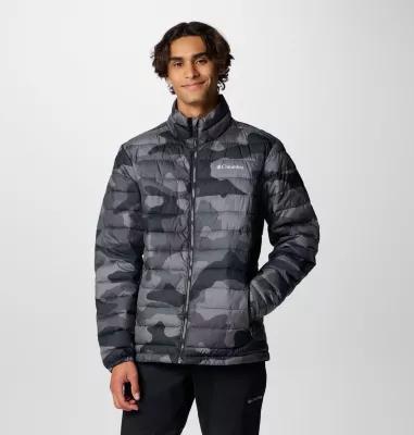 Men's Columbia Powder Lite II Jacket, Size: Medium, Greenscape Print Product Image