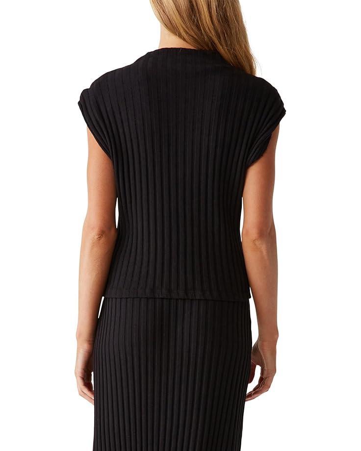 Slim Fit Sleeveless Turtle Top Product Image