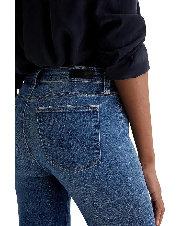 Women's AG Jeans Mari Mid Rise Slim Straight Jeans in Oceanside Product Image