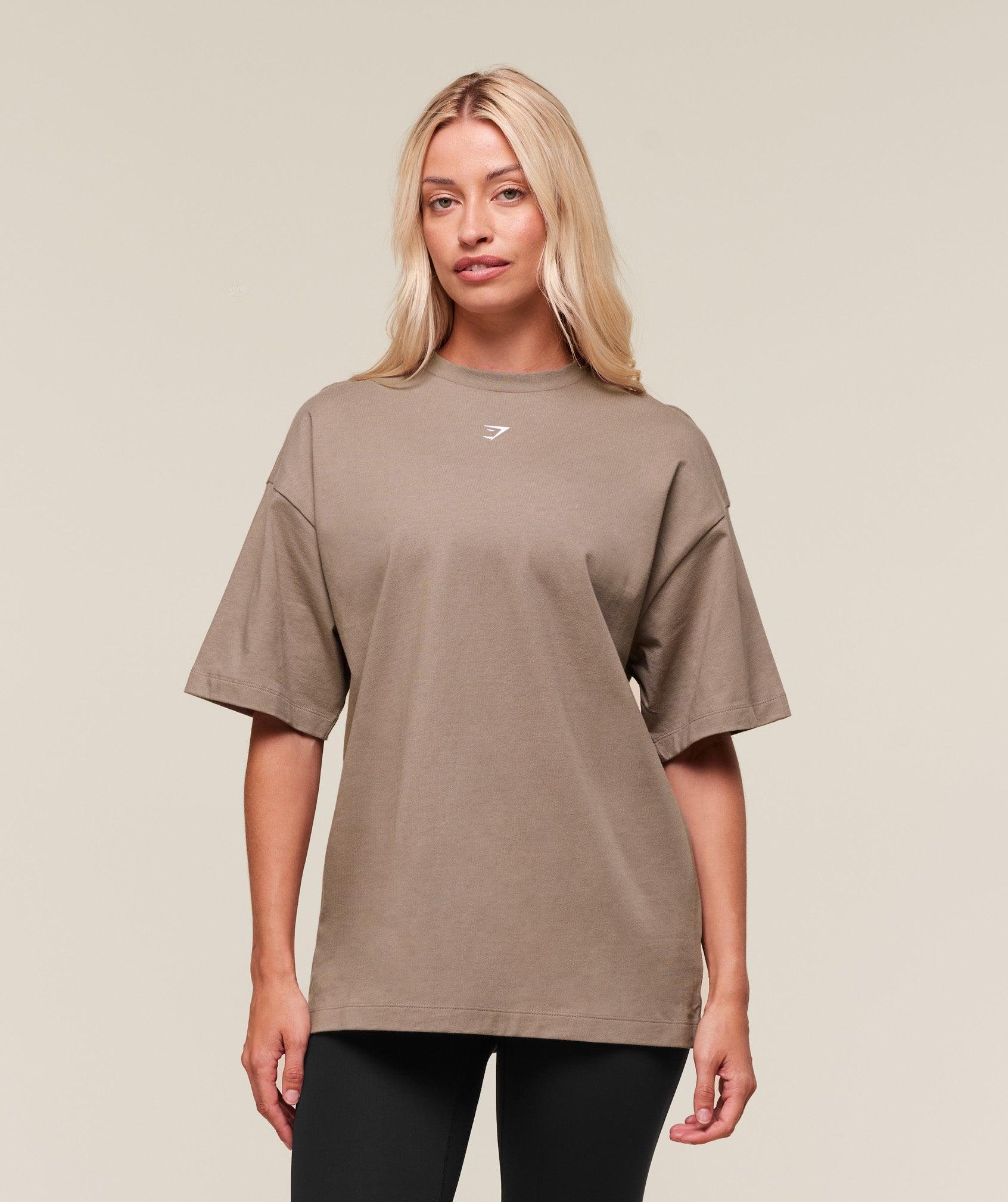 We Do Gym Graphic Oversized T-Shirt Product Image