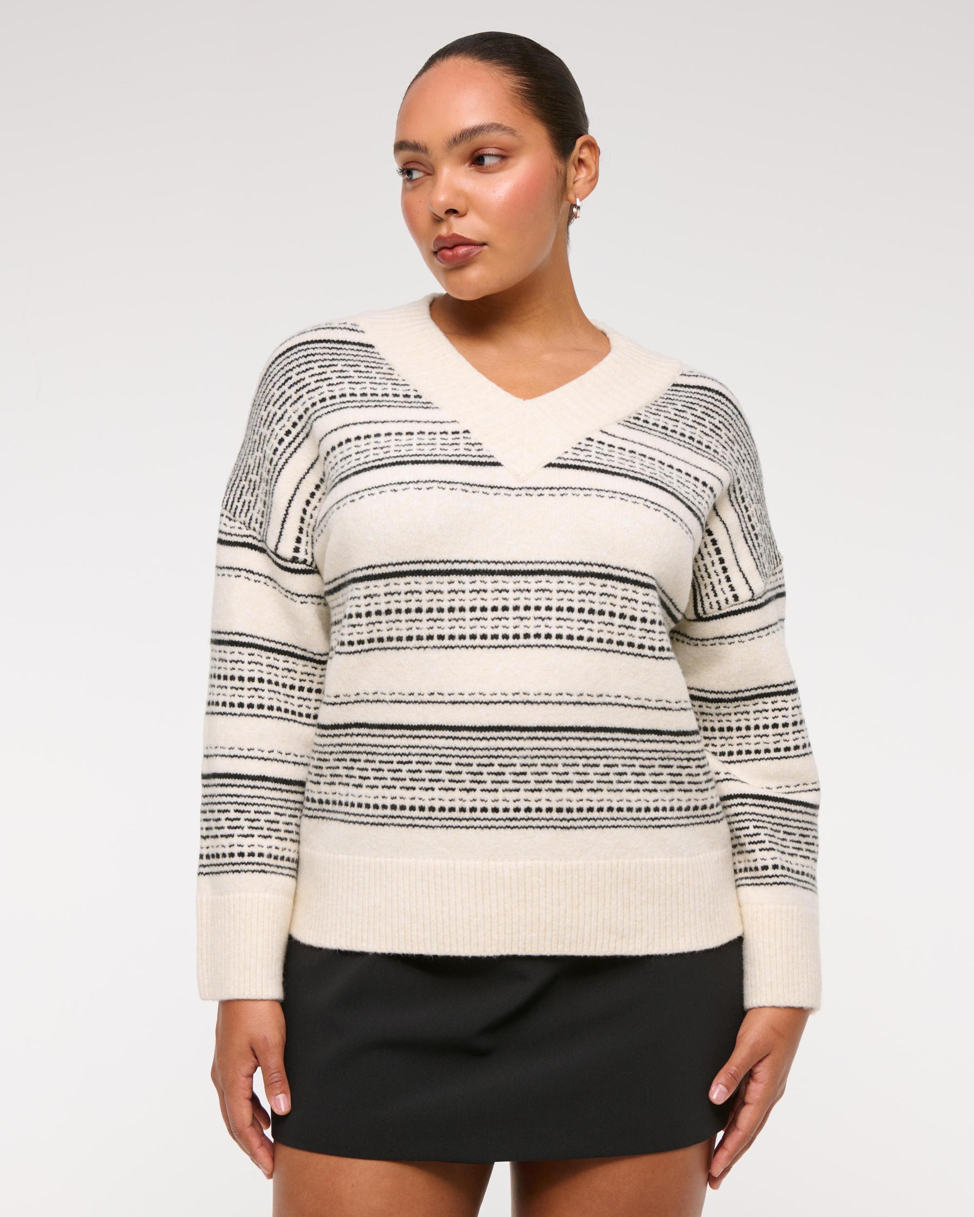 High V-Neck Sweater Product Image