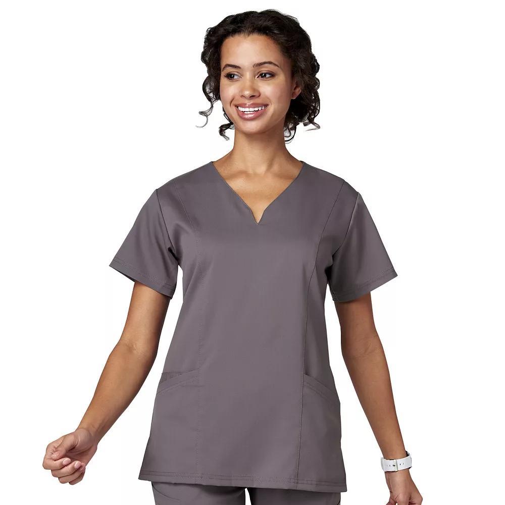 Women's Meta Labwear Ventral V-Neck Scrubs Top 15200, Size: XL, Black Product Image