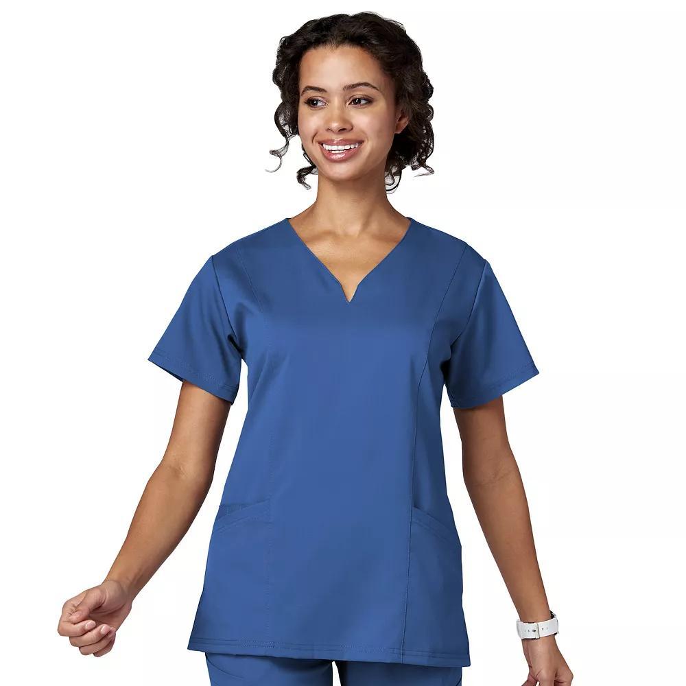 Women's Meta Labwear Ventral V-Neck Scrubs Top 15200, Size: XL, Black Product Image