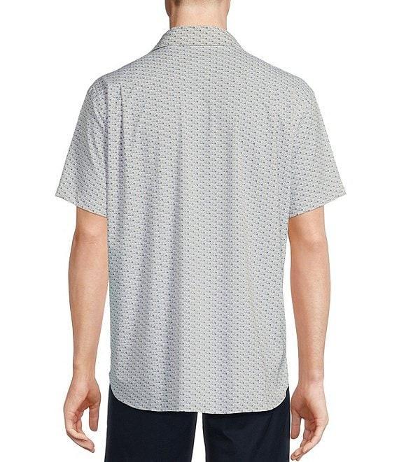 Daniel Cremieux Signature Label Stretch Driving Shoes Print Short Sleeve Woven Shirt Product Image