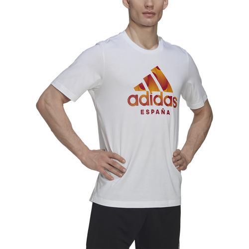 Mens adidas White Spain National Team Dna Graphic T-shirt Product Image