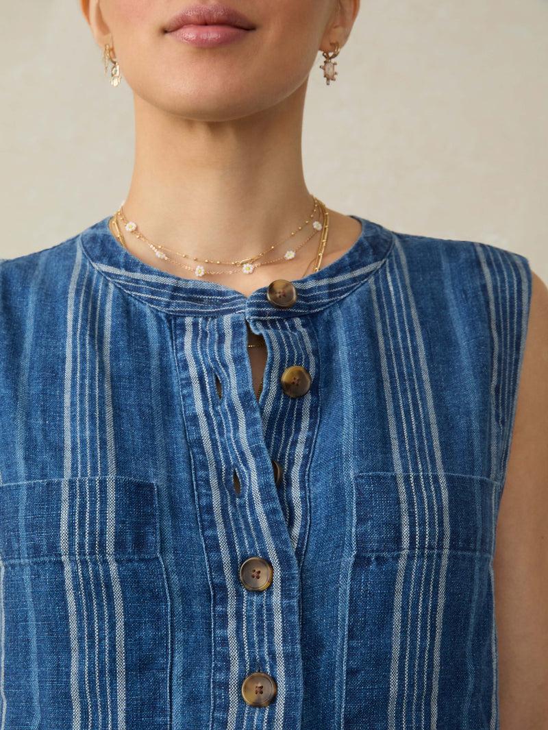 Avalon Dress - Dockside Stripe Product Image