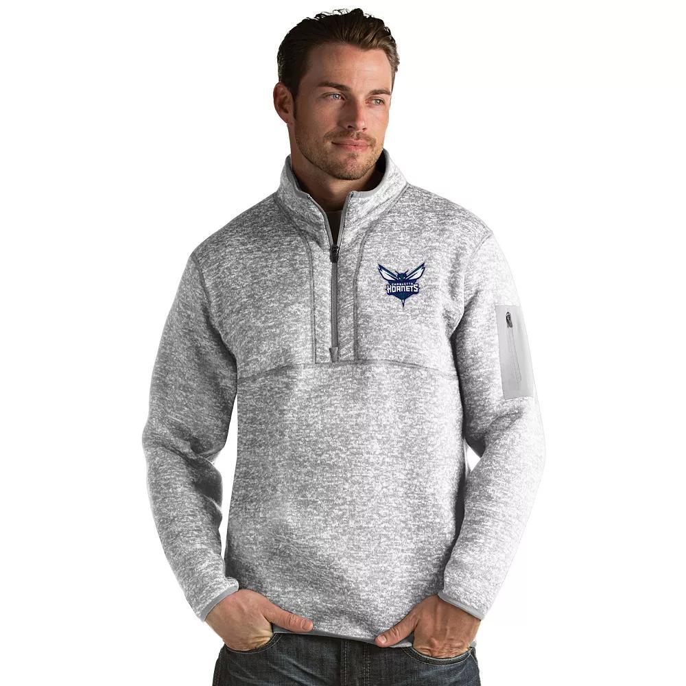 Mens Antigua Washington Wizards Fortune Pullover Wiz Light Gray Grey Product Image