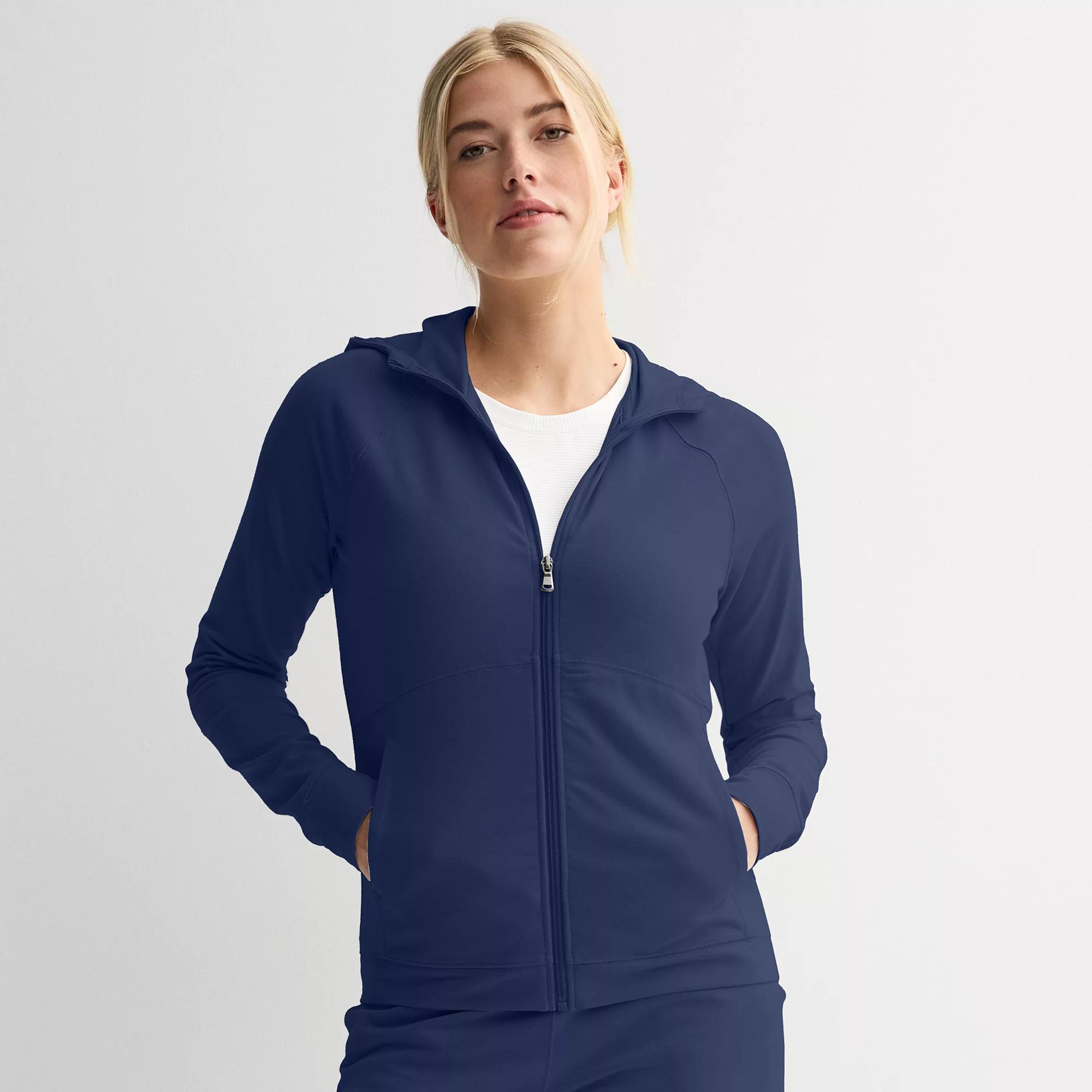 Women's Tek Gear® Essential Jacket, Size: XL, Blue Romance Product Image