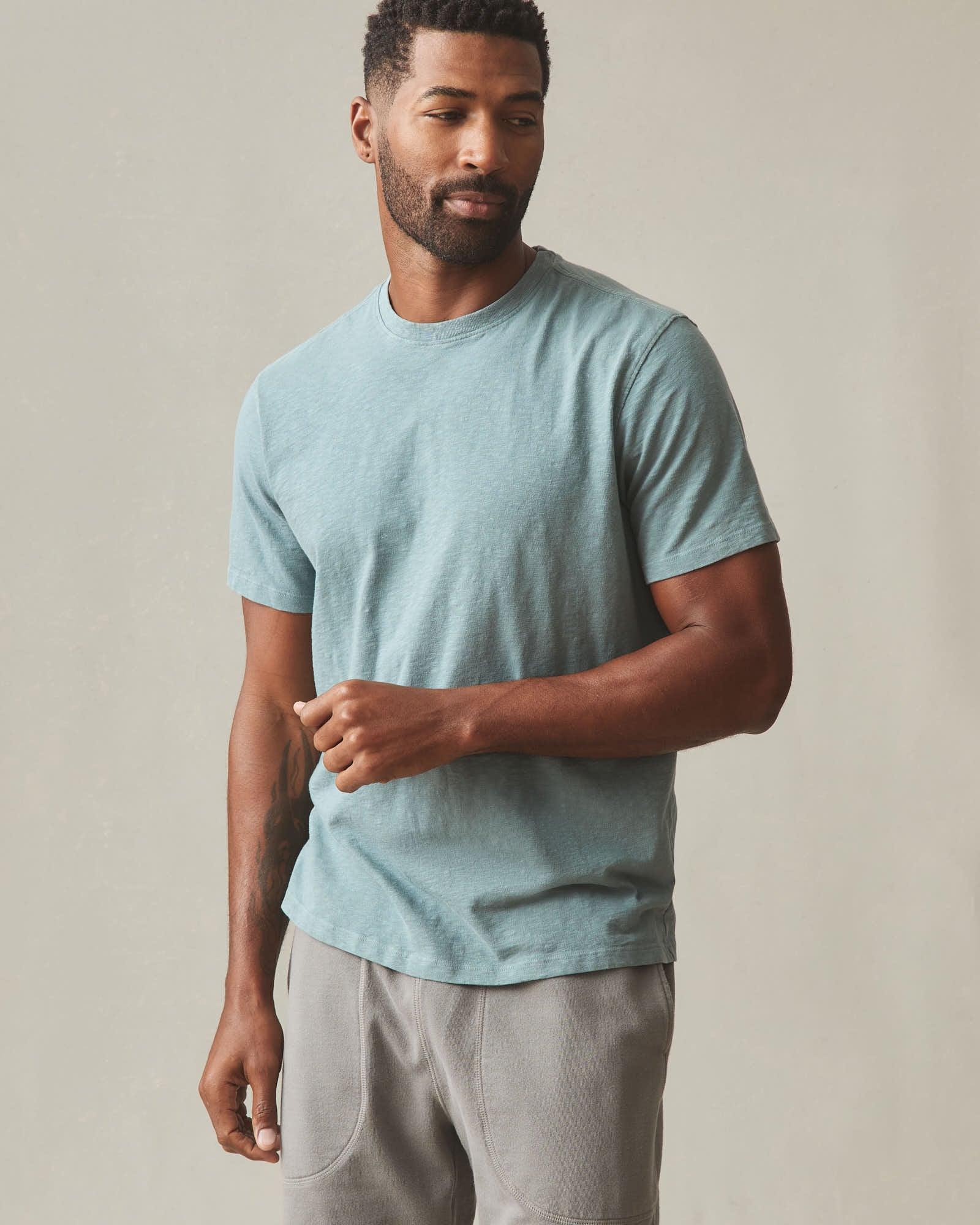 Men's Premium Slub Crew Tee - Trooper Product Image