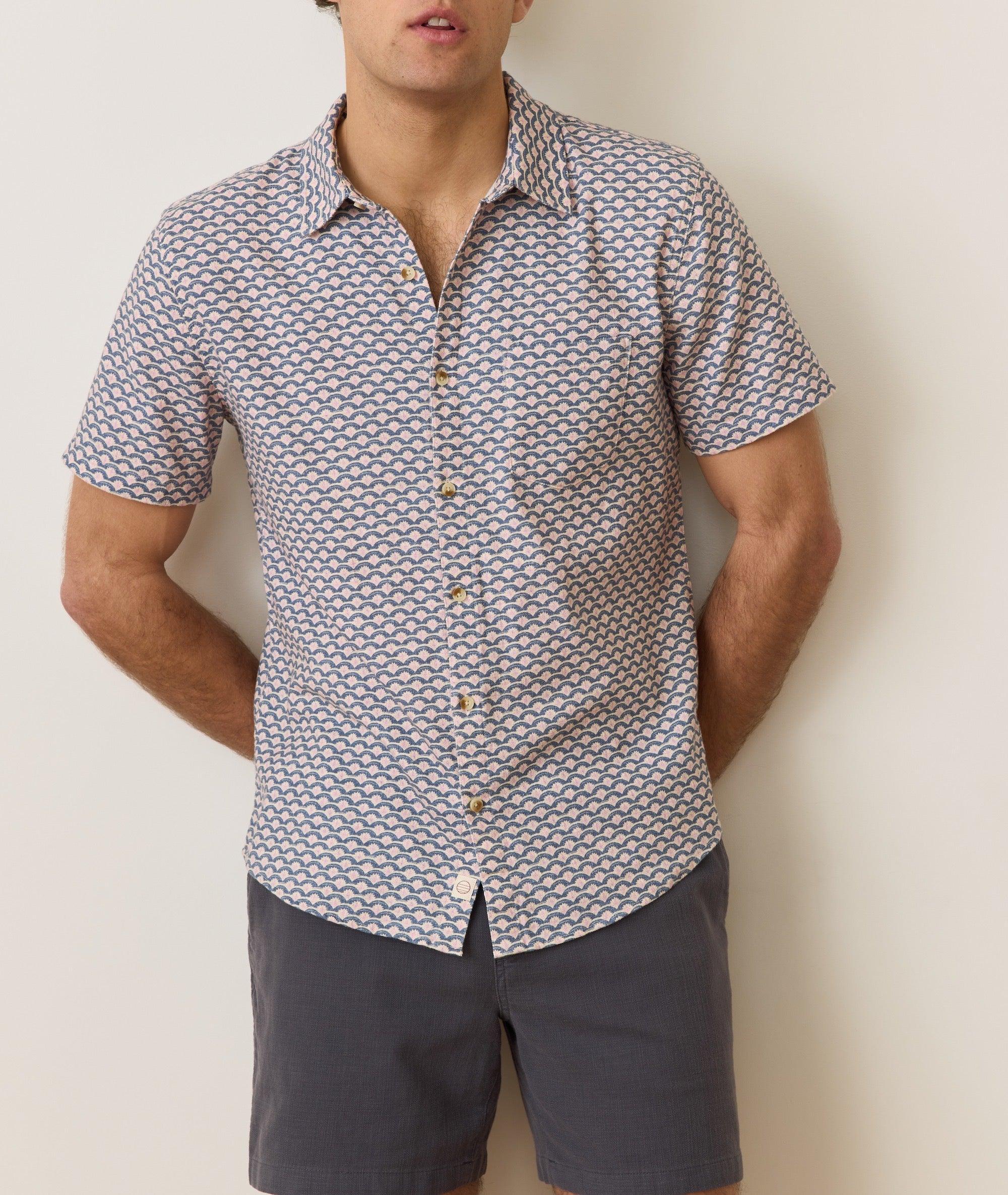 Stretch Selvage Short Sleeve Shirt Product Image