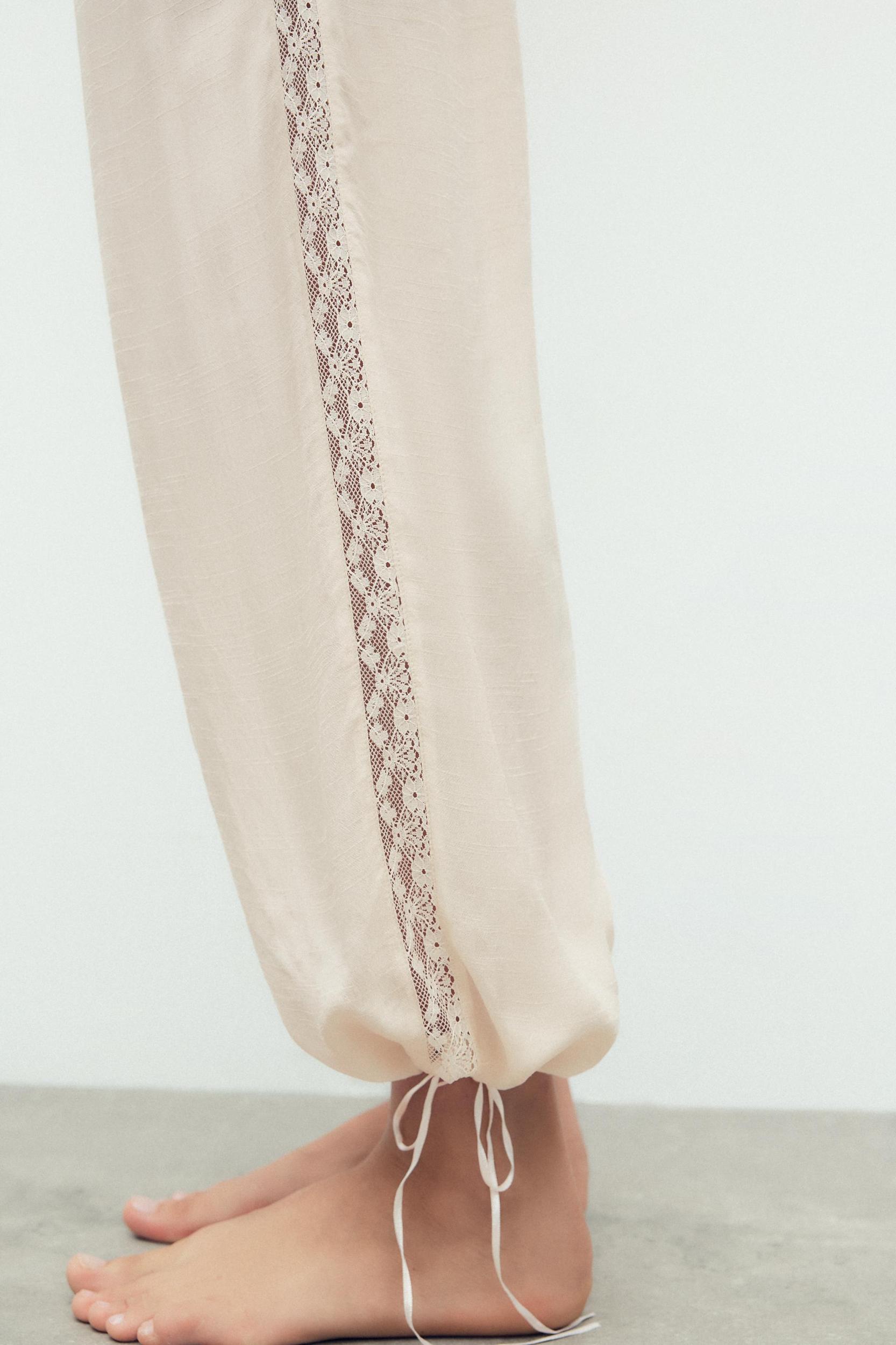 LACE-UP PANTS Product Image