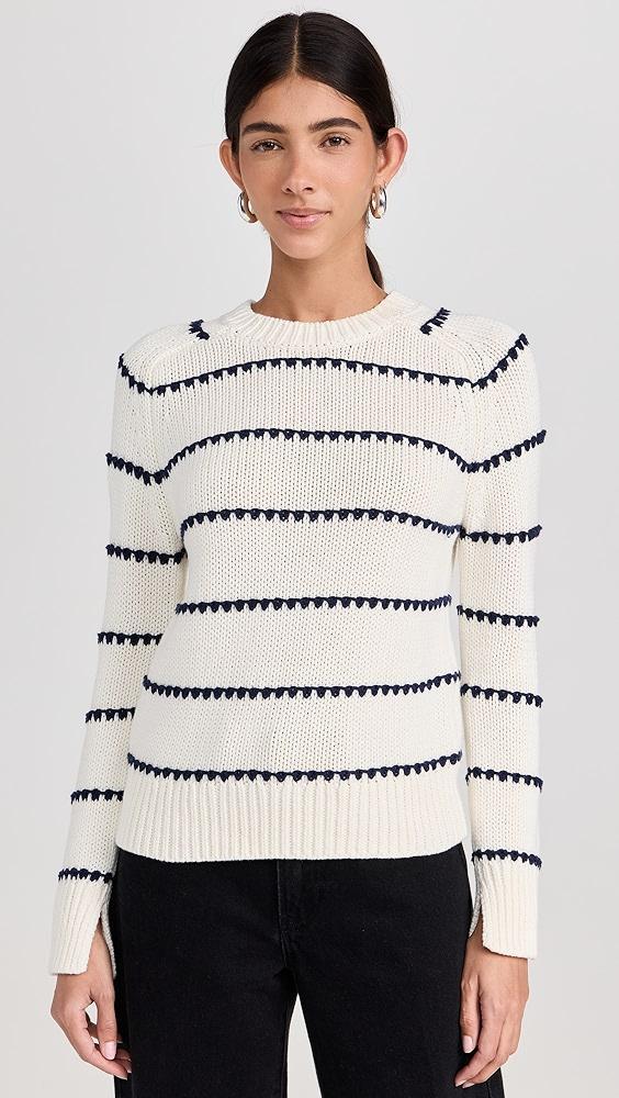 Madewell Mare Textured Stripe Pullover Sweater | Shopbop Product Image