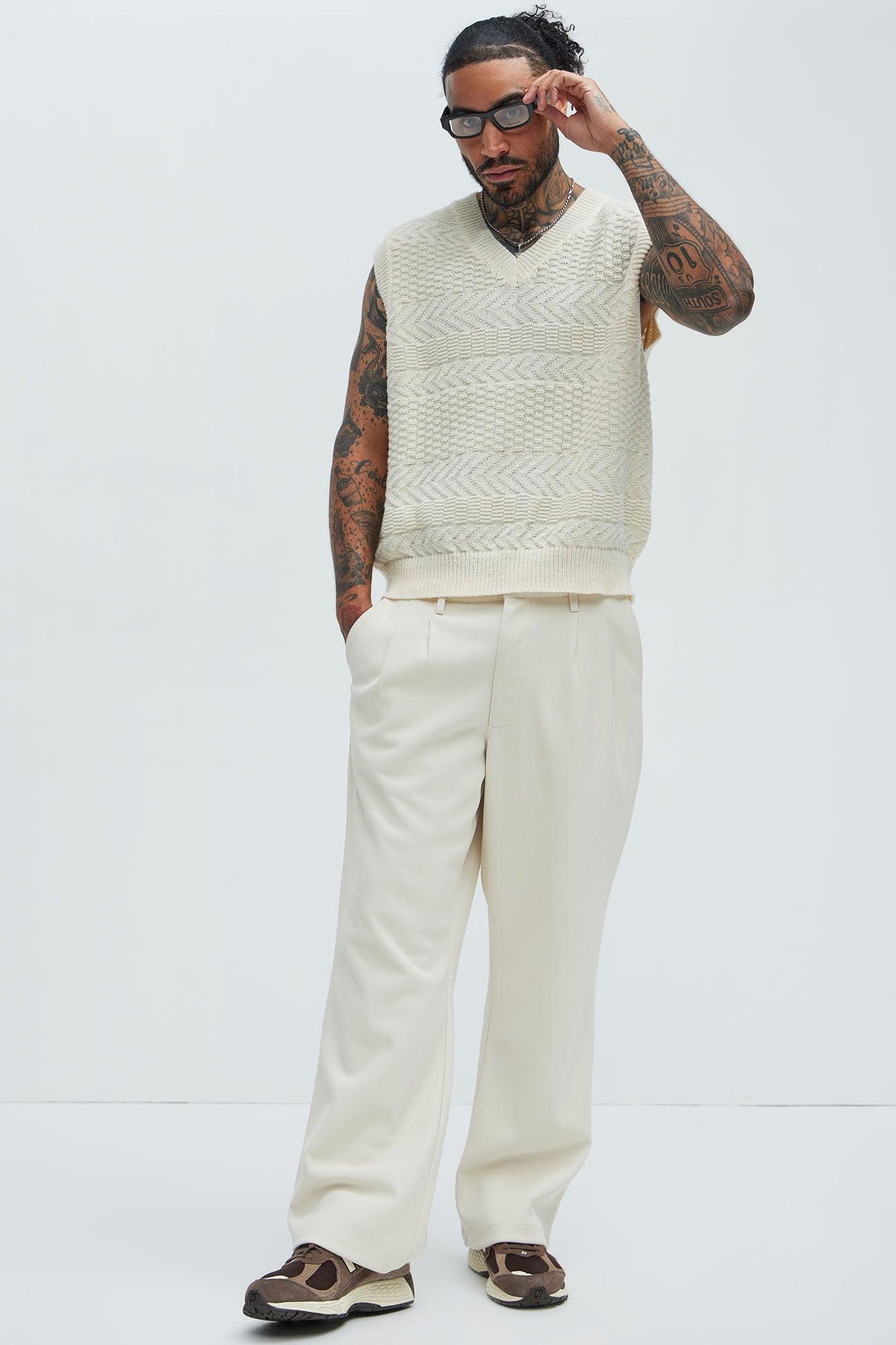 Now Or Never Sweater Vest - Cream Product Image