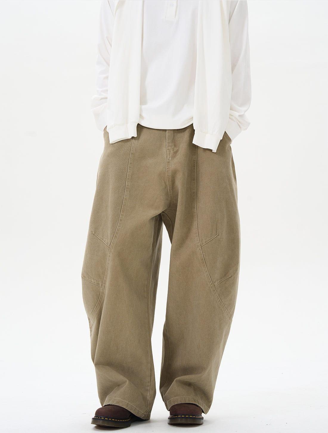 RT No. 12255 RECONSTRUCTED SCIMITAR BAGGY STRAIGHT PANTS Product Image