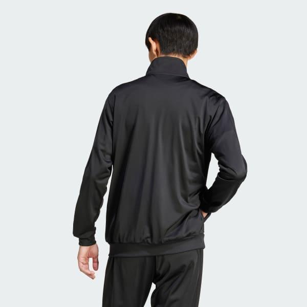 Men's adidas 3-Stripes Tricot Regular Sportswear Track Jacket, Size: XXL, Dark Blue Product Image