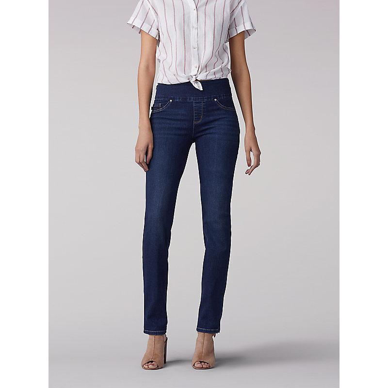 Womens Sculpting Slim Fit Pull On Jeans Product Image