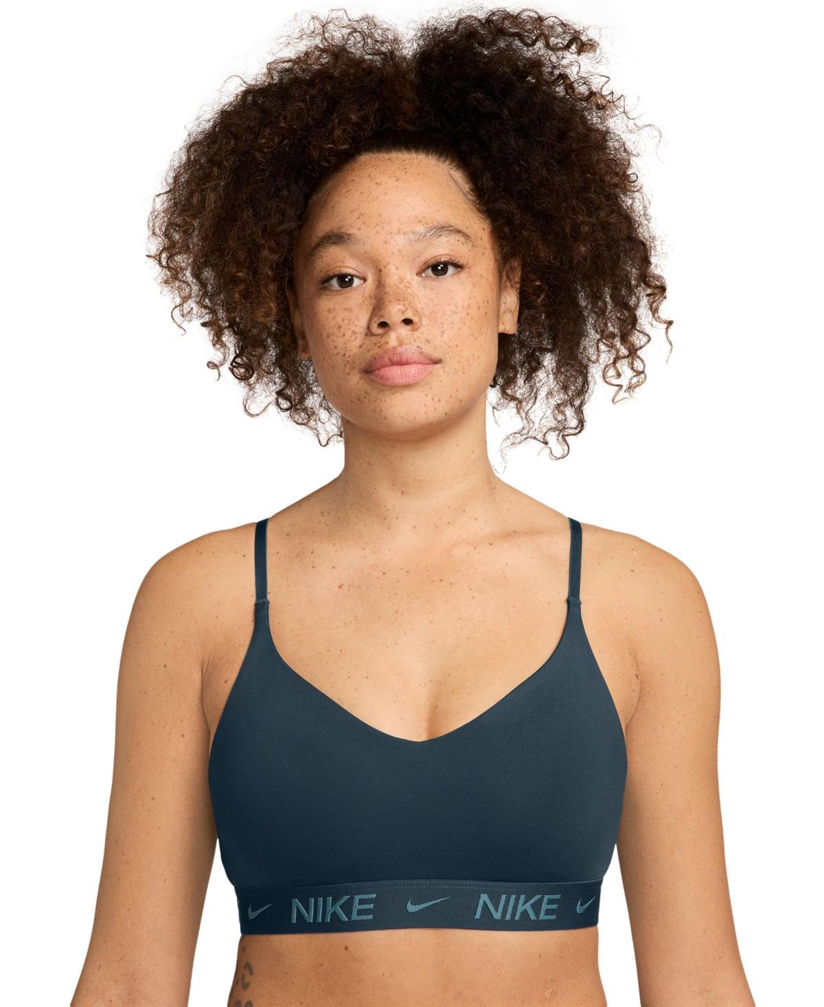 Nike Indy Light Support Padded Sports Bra, Women's, Size: XXL, Armory Blue Product Image