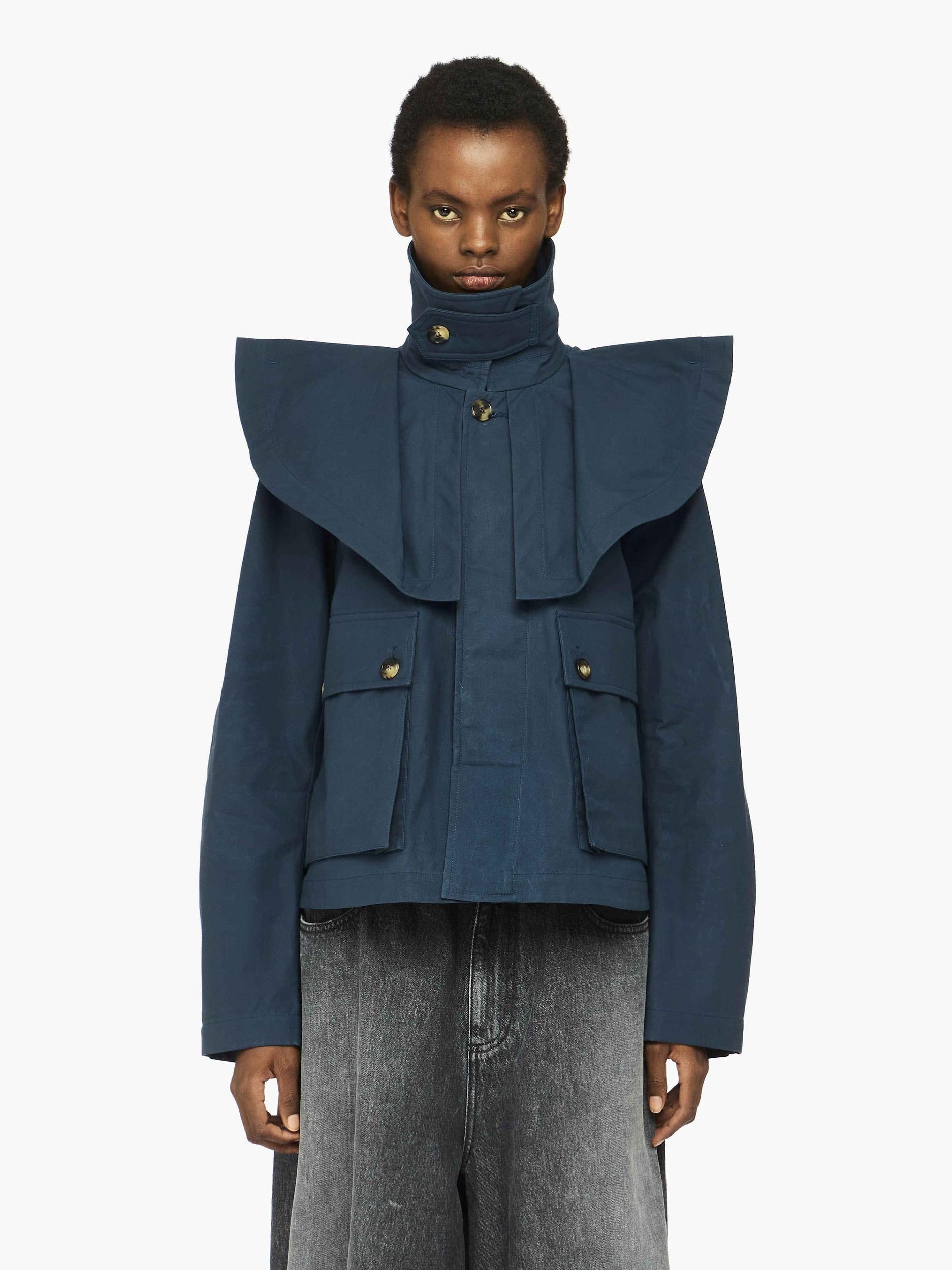 OVERSIZED COLLAR TRENCH JACKET Product Image
