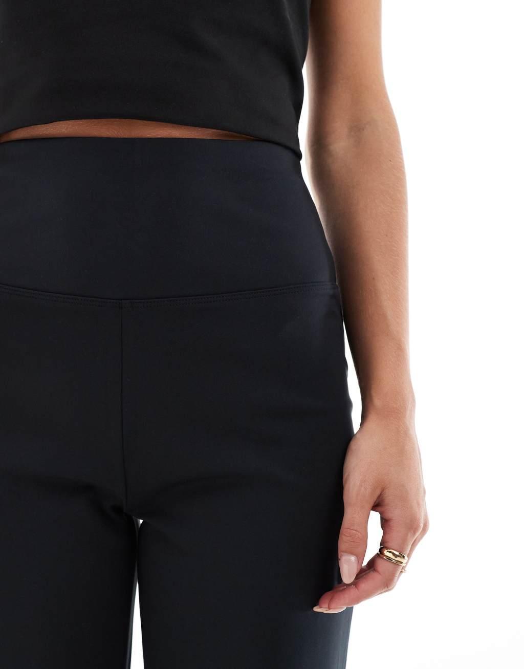 4505 Petite Icon soft touch dance pants in black  Product Image
