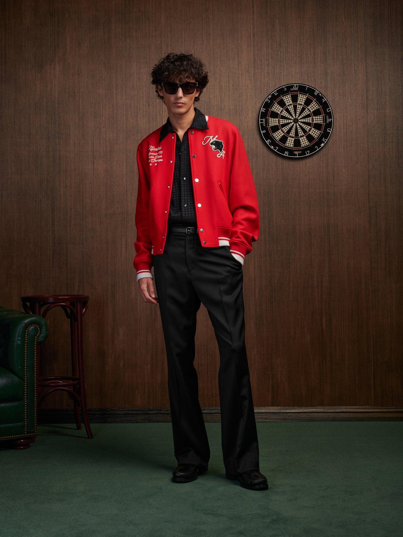 AMIRI PANTHER BOMBER - Varsity Red Male Product Image