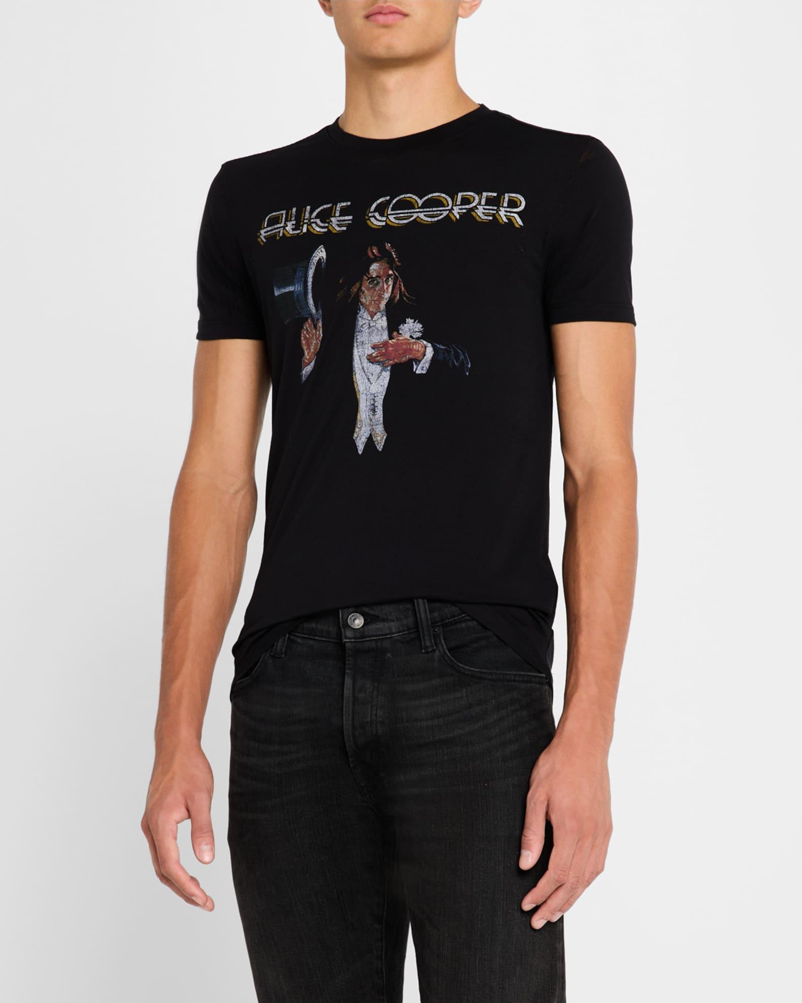 Mens Alice Cooper Top Hat T-Shirt Product Image