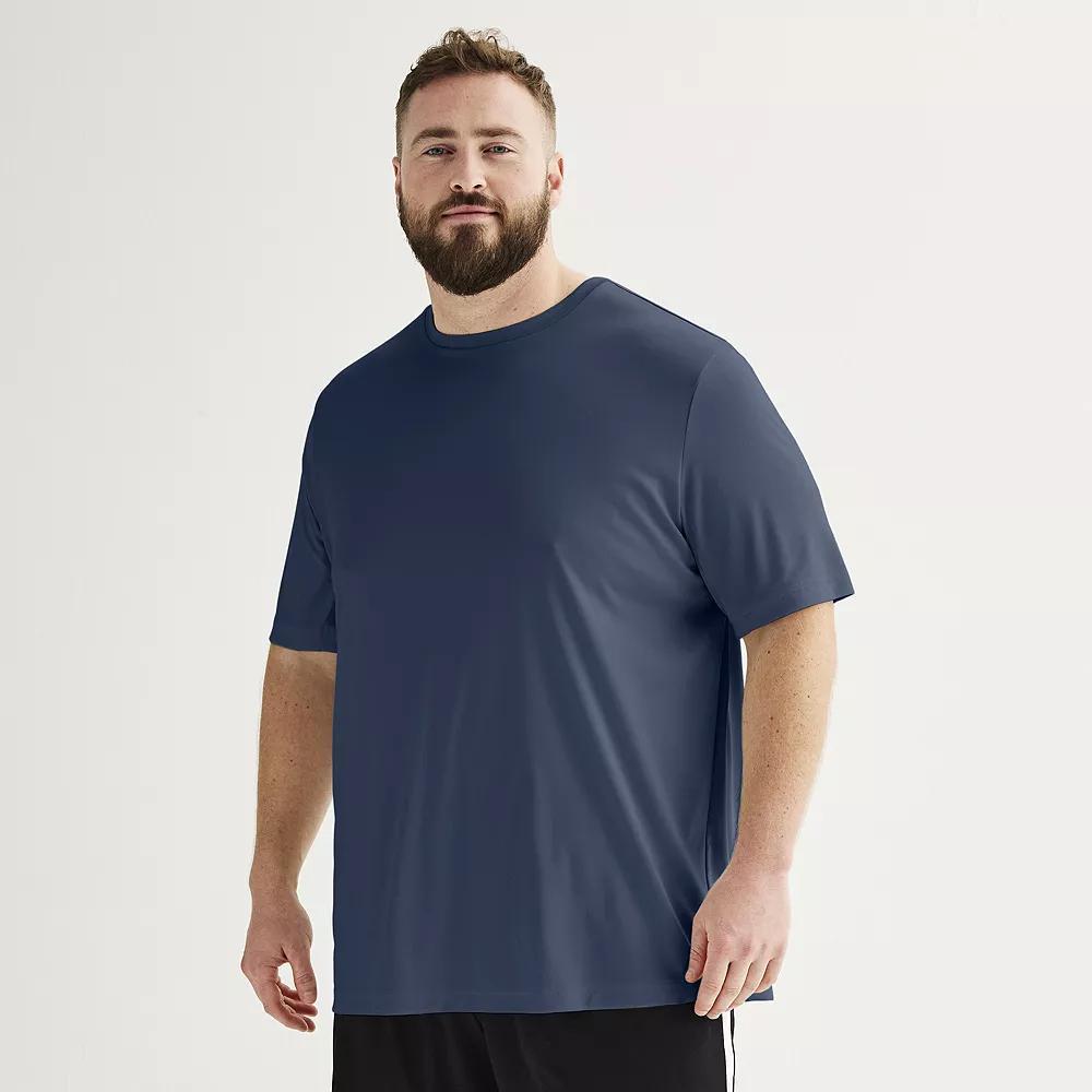 Big & Tall Tek Gear® Dry Tek Tee, Men's, Size: XL Tall, Hawk Gray Product Image