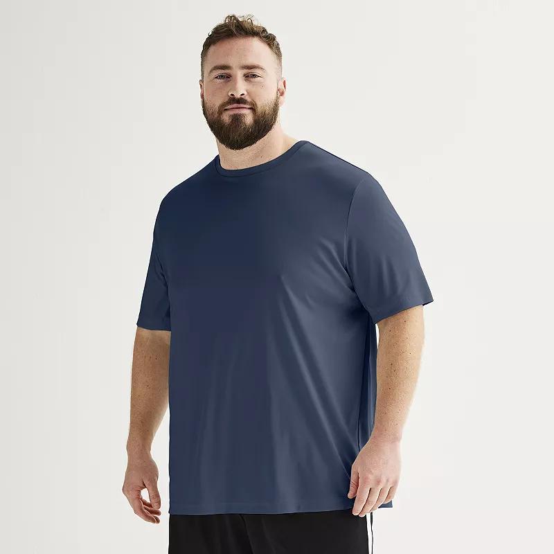 Big & Tall Tek Gear® Dry Tek Tee, Men's, Size: XL Tall, Hawk Gray Product Image