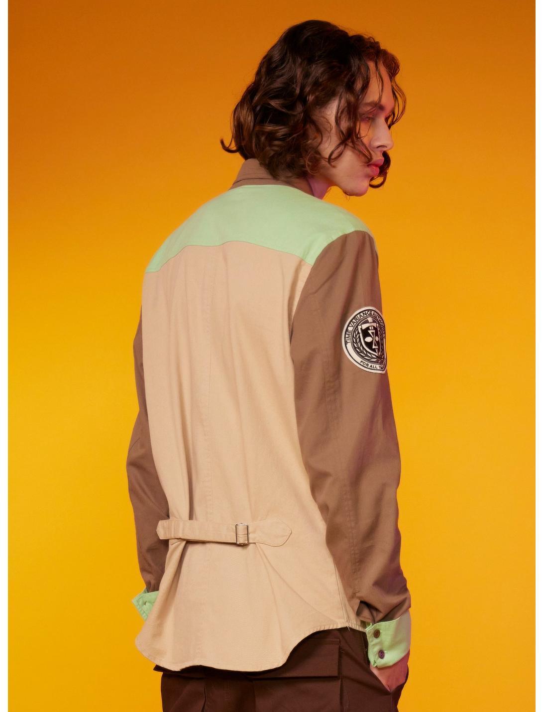 Our Universe Marvel Loki OB Long-Sleeve Woven Button-Up Product Image