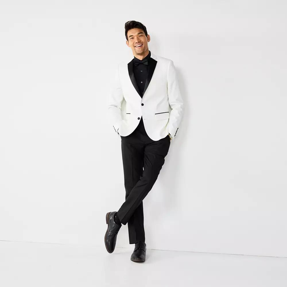 Men's Apt. 9® Slim-Fit Nested Tuxedo Suit Set, Size: 42 - Regular, Blue Solid Product Image